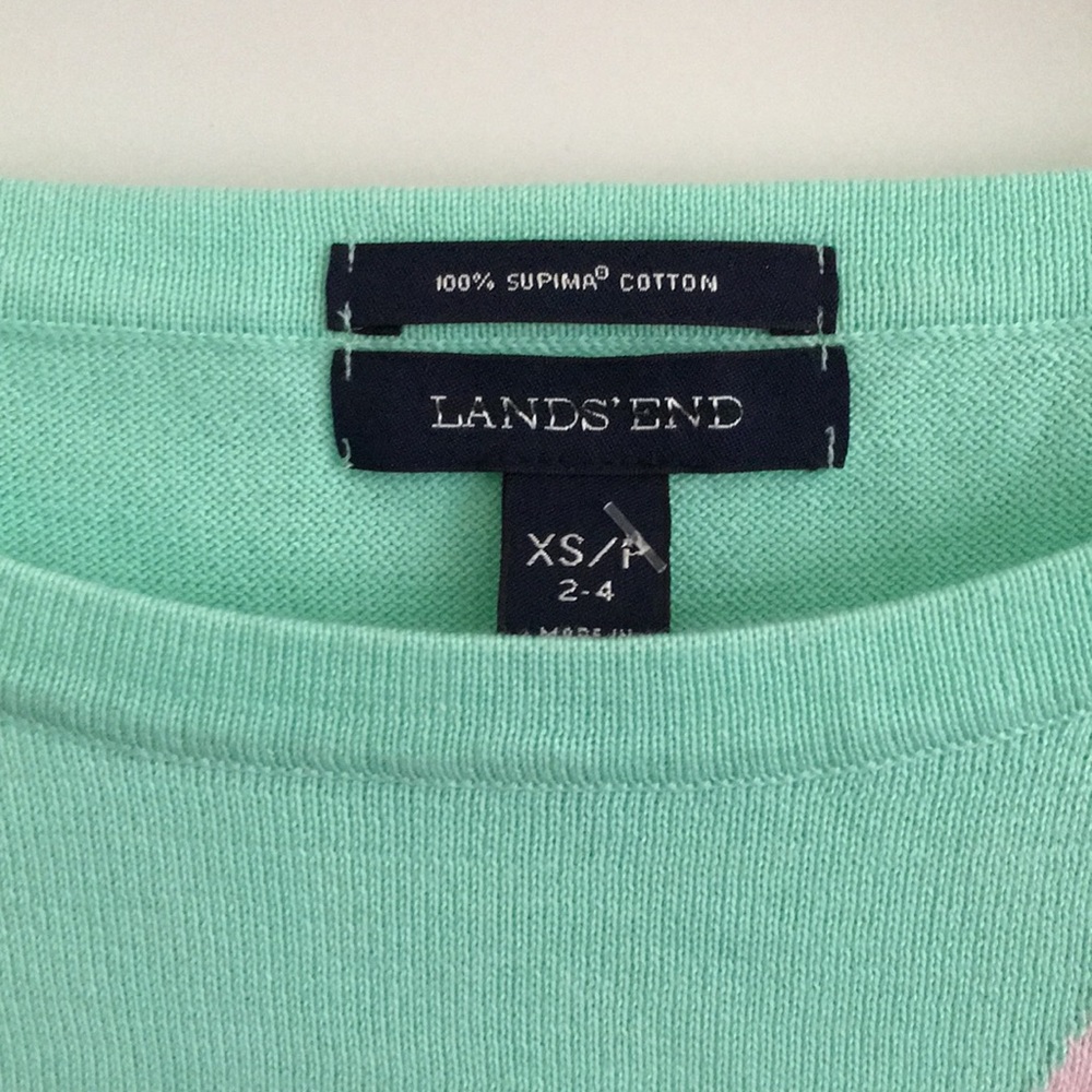 NWOT  Lands’ End 3/4 sleeve sweater - Picture 2 of 2